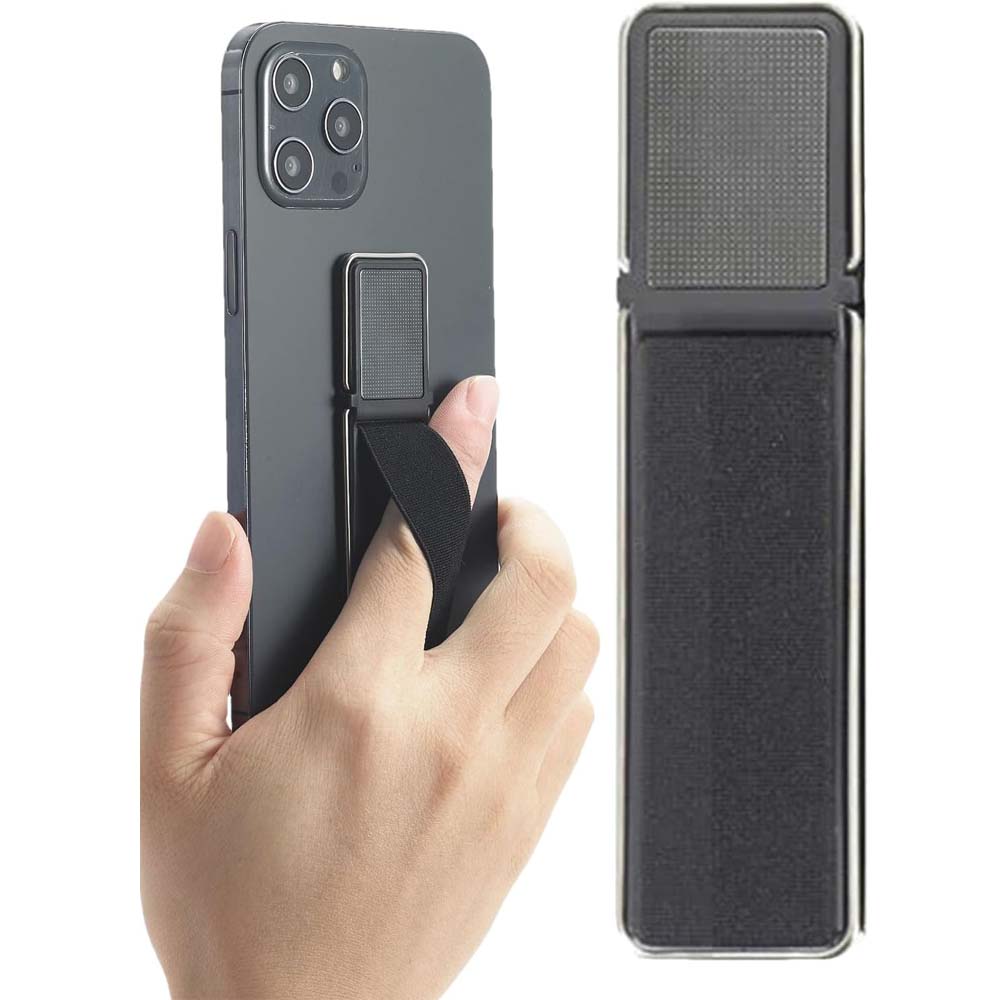 4-in-1 Magnetic Phone Grip – Elastic Holder, Secure Strap, Kickstand & Magnetic Mount | Universal Smartphone & Tablet Accessory for Daily Use (Multi-Colour Design)