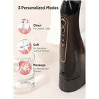 Electric Toothbrush & Water Flosser Combo – Cordless, Rechargeable, Waterproof Oral Care Kit with 5 Brush Modes, 3 Floss Modes, 8 Replacement Heads for Travel