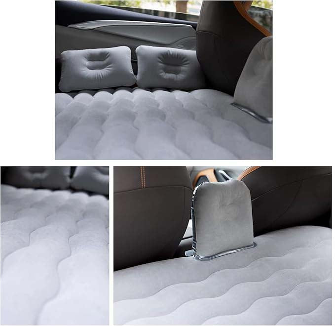 Car Air Mattress | Portable Inflatable Camping & Travel Bed | Comfortable Resting Mat for Car Backseat | Easy to Inflate & Store