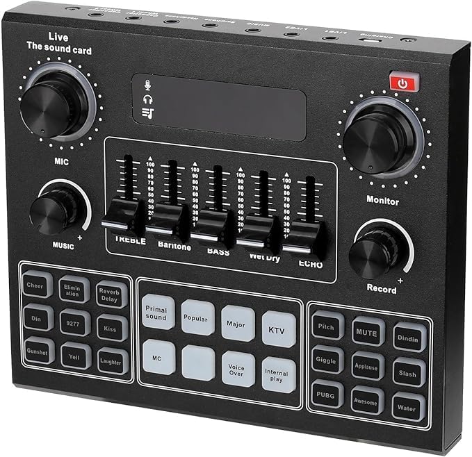 Elite V9 Sound Card & BM800 Pro Microphone Bundle | Complete Setup for Professional Broadcasting