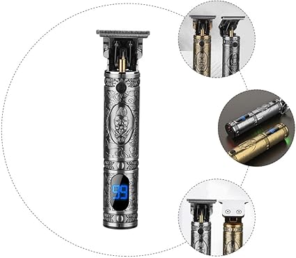 USB Rechargeable Electric Hair Clipper | Professional Barbershop Trimmer with Digital LCD | Precision Styling Tool