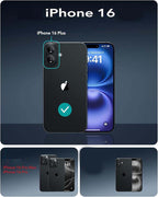MagSafe-Compatible Magnetic Phone Case for iPhone 16 Series – Military-Grade Protection, Camera Lens Guard & Free Screen Protector