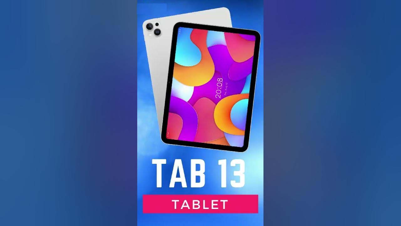 TAB 13 10.1 Inch 5G Android Tablet - 8GB RAM, 512GB ROM, 6000 mAh Battery, IPS LCD, Dual Camera, Includes Keyboard & Touch Pen - For Home, Office, Education