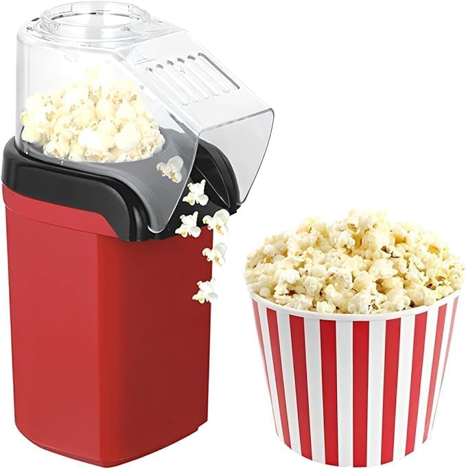 Home Popcorn Maker | Electric Popcorn Machine for Fast, Delicious Movie Night Treats