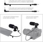 4-in-1 Vlogging LED Selfie Kit – LED Light, Microphone, Tripod & Cold Shoe for Smartphones