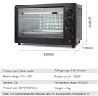 25L Electric Oven | Compact Countertop Baking & Roasting Oven with Timer