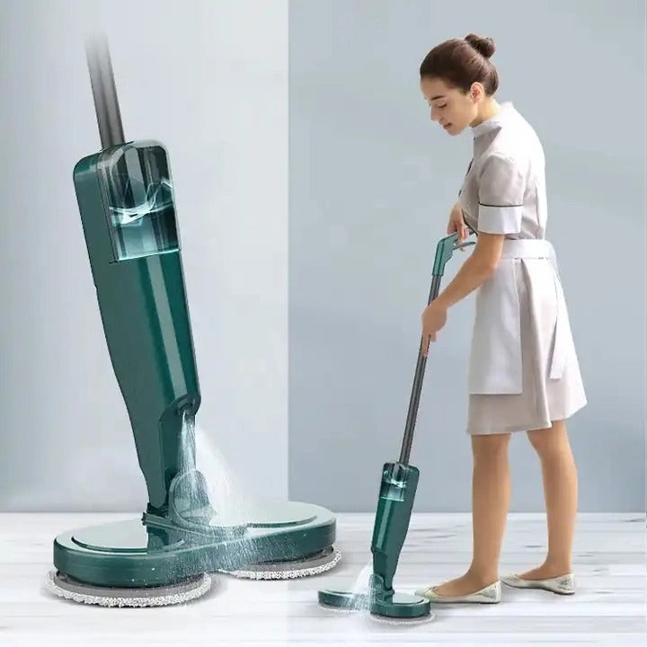 Rechargeable 360° Spin Steam Electric Mop | Built-In Water Tank | Cordless Cleaning for All Floor Types | Sanitizes & Cleans Effortlessly