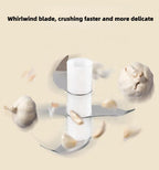Mini Press Intelligent Electric Garlic Machine | Wireless Food Chopper 100/250ml | Versatile Kitchen Tool for Garlic, Ginger, Chili, Herbs & Nuts | Compact & Elegant Design | Easy Storage & Use
