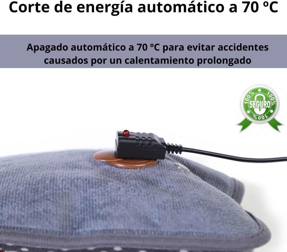Rechargeable Electric Hot Water Bottle - Quick Heat in 15 Minutes, Portable & Effective for Muscle Pain Relief, Neck, Back, and Lumbar Pain | Long-Lasting Warmth for Up to 8 Hours | Safe, Easy-to-Use