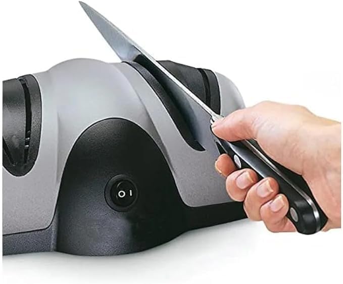 2-Stage Professional Universal Electric Knife Sharpener | Effortless Blade Restoration