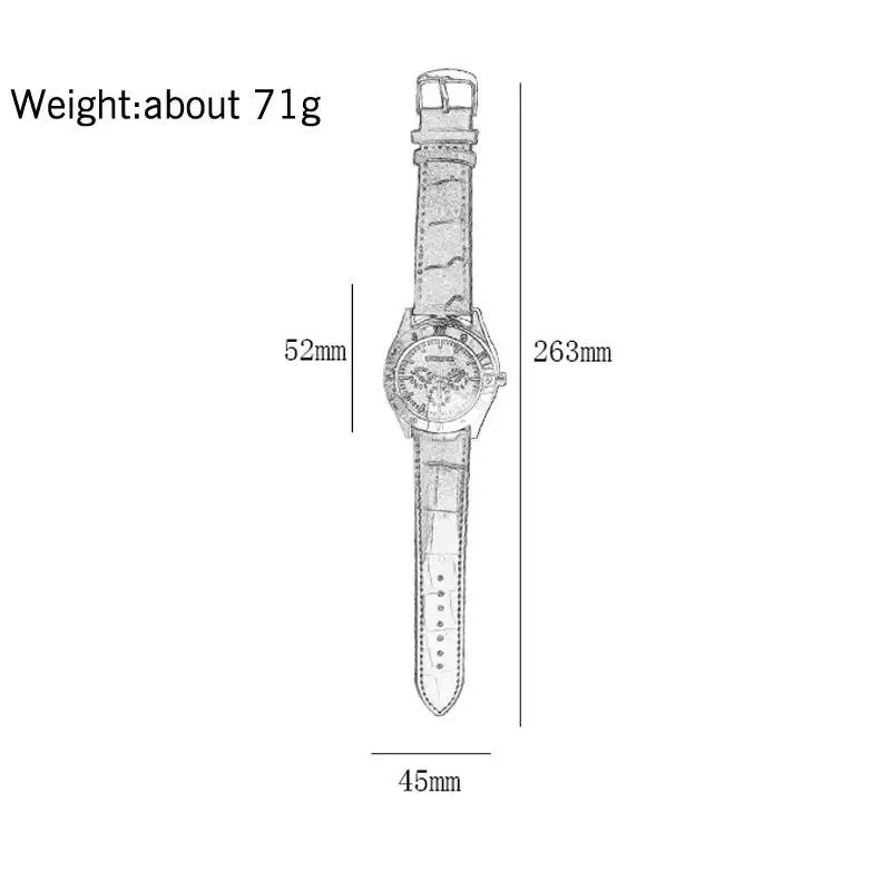 Cigarette Lighter Watch | Golden USB Rechargeable Casual Watch with Heating Wire Lighter for Men | Stylish & Functional Accessory