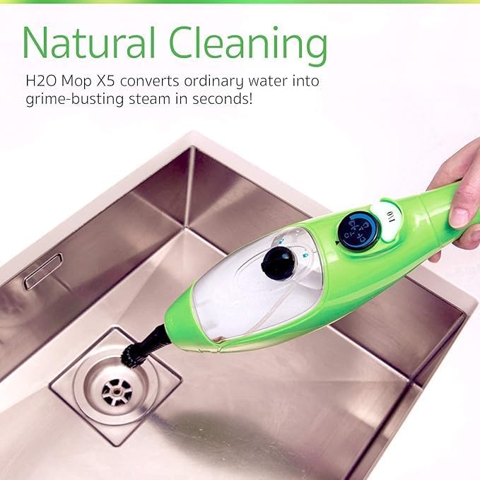 X5 Mop 5-in-1 Handheld Steam Cleaner | Powerful Home Cleaning with 11 Accessories