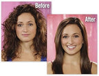 Simply Straight Ceramic Hair Straightening Brush | Black/Pink | Safe & Damage-Free Styling