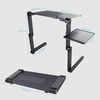 Adjustable Aluminum Laptop Desk | Portable Folding Stand for Laptops & Tablets