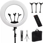 RL-21 Inch Special Ring Fill Light | Professional Lighting for Live Broadcast & Anchors | Adjustable Brightness with Stand