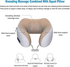 Neck U-Shaped Vibrating Travel Massage Pillow | Ultimate Comfort & Relaxation | Portable for Travel & Home Use