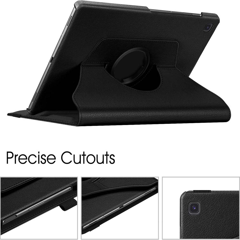 360° Swivel PU Leather Case for Galaxy Tab S5e 10.5" – Auto Sleep/Wake Cover Compatible with SM-T720/T725/T727 (Multi-Angle Stand)