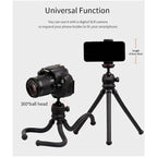 Mini Flexible Tripod – Portable Phone & Camera Stand with Adjustable Bendable Legs | Universal Mount for Tabletop, Vlogging, Selfies, YouTube & Photography (Lightweight & Durable)