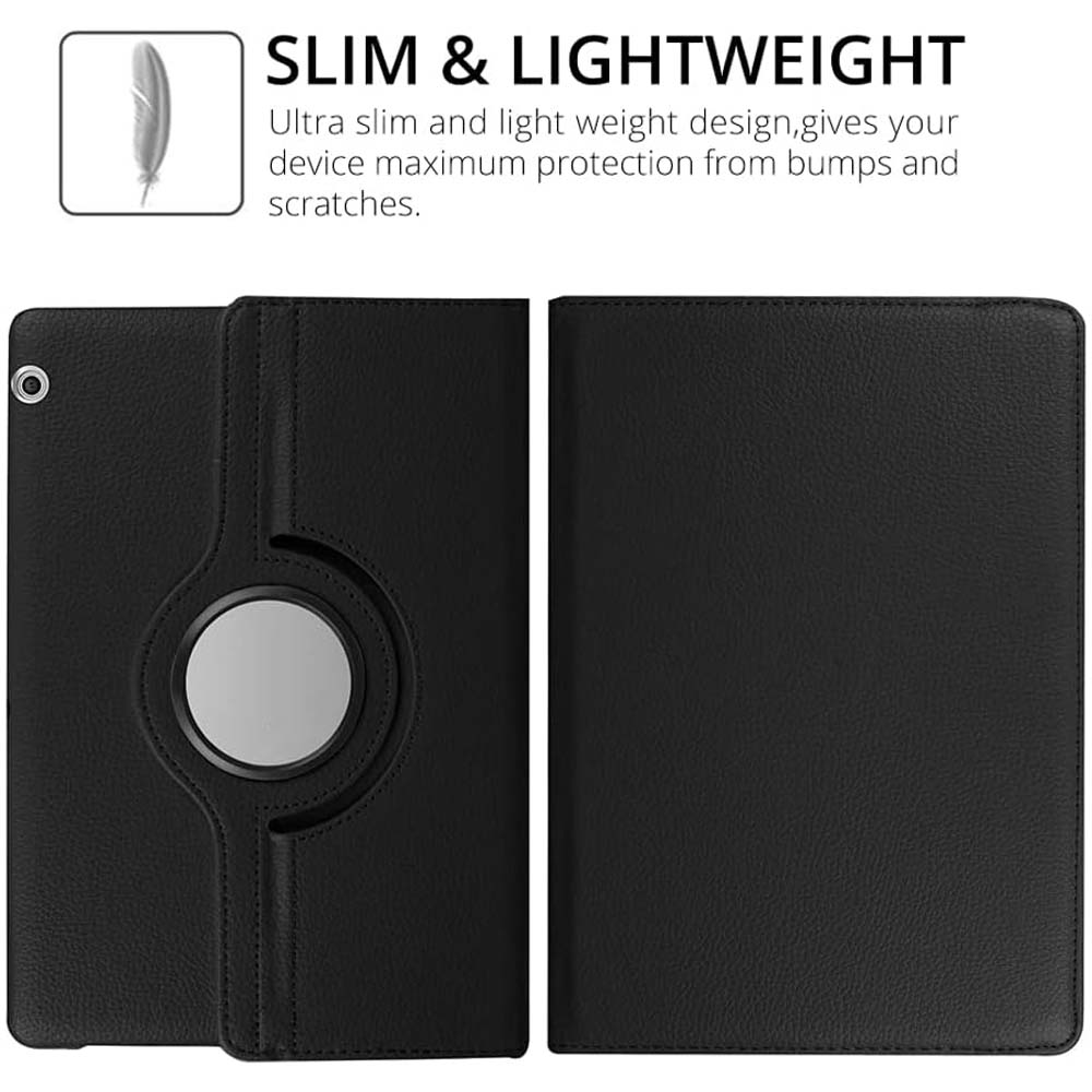 360° Rotating Leather Case for Huawei MatePad 10.1 T6/X6 – Multi-Color Smart Cover with Auto Wake/Sleep, Stand Function, and Full Protection