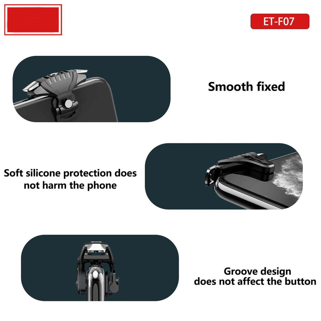 PUBG Mobile Game Triggers – Dual Shooting Buttons | High-Precision Clip-On Controllers for Call of Duty & Mobile Games | Universal Fit for iOS & Android