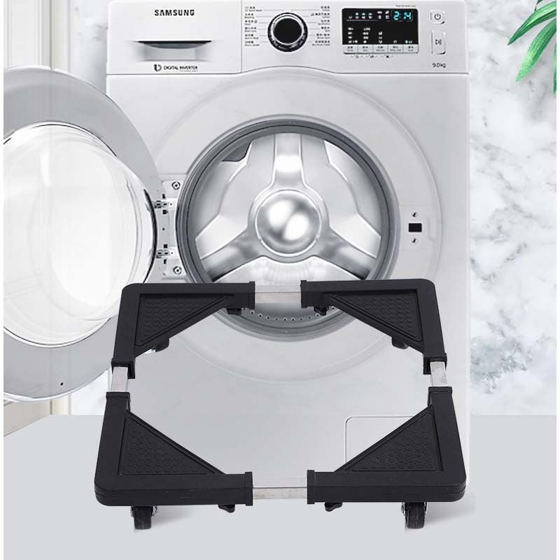 Adjustable Appliance Trolley with Wheels – Universal Rolling Stand for Refrigerator, Dishwasher, Air Cooler with Front & Top Load Support and Easy Mobility
