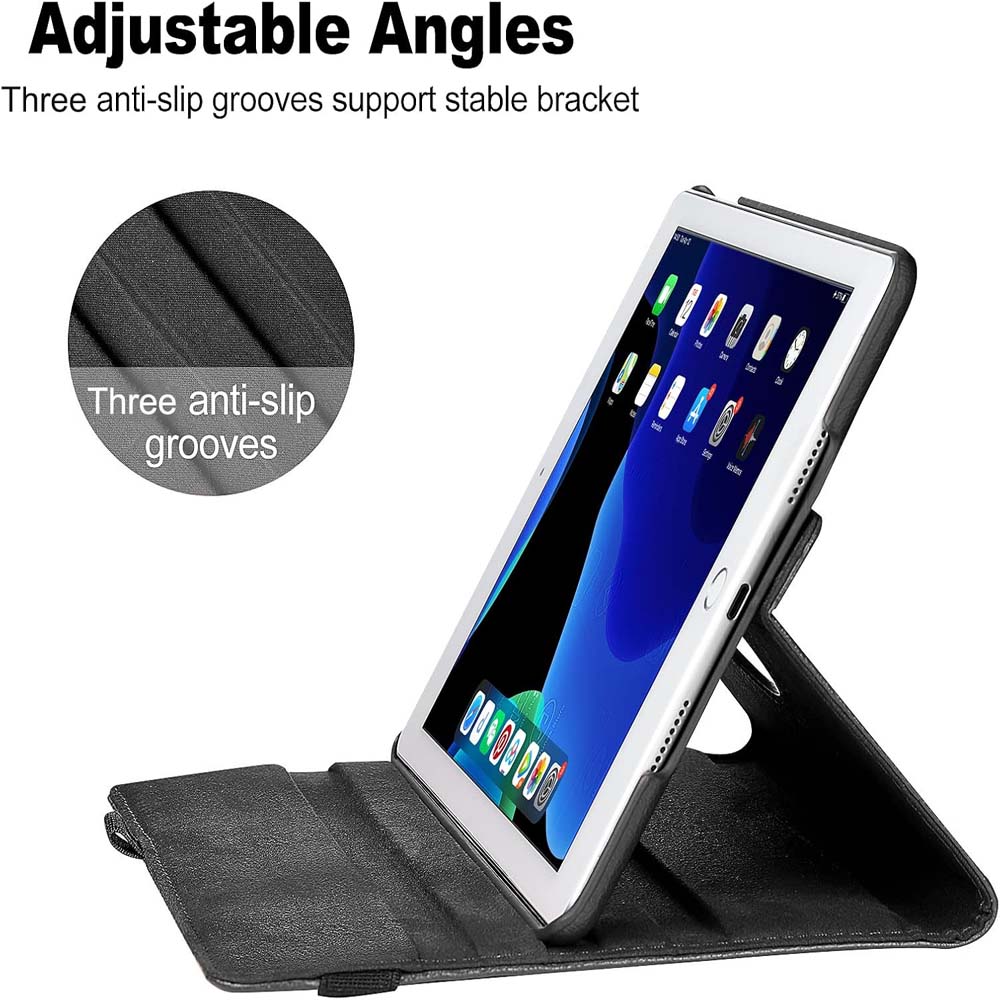 360° Rotating Case for iPad Air 1 & 2 / 9.7" – Auto Sleep/Wake Stand Cover with Multi-Angle Viewing (Multi Colour)