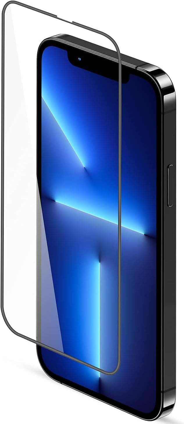 iPhone 13 Pro Max Screen Protector 2-Pack | 6.7" Tempered Glass with Black Edge | HD Clear, Anti-Scratch, Case-Friendly & Easy Installation