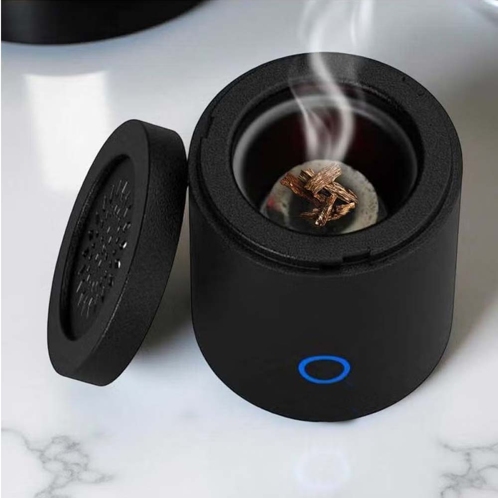 Portable Electric Bakhoor Burner | Mini Travel Incense Heater for Car, Home & Office | Charcoal-Free, Flameless Design for Arabic Bakhoor, Oud & Traditional Fragrance Diffusion