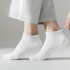 10 Pairs Men’s Breathable Cotton Ankle Socks – Ultra Lightweight, Soft & Comfortable Fit for All Seasons, Everyday Low-Cut Socks for Casual, Work, or Sports