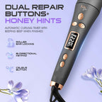 Auto Hair Curler with Ceramic-Aluminum Barrel – 360° Swivel Cord for Safe, Salon-Quality Curls at Home with Maximum Hair Protection and Shine