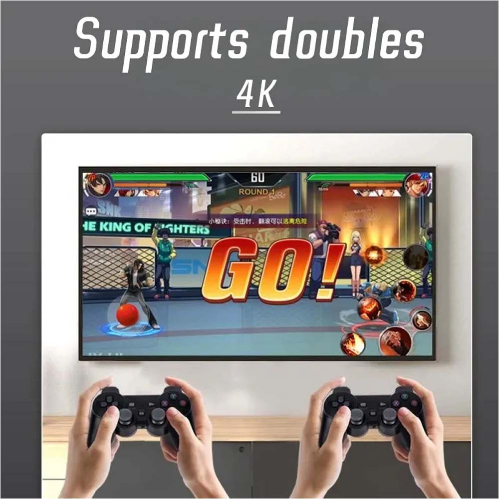 Retro Game Stick Lite | Plug & Play HDMI Console with 20,000+ Classic Games, Dual 2.4G Wireless Controllers, 64GB Storage | Portable Gaming System for TV