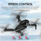 8K Foldable Mini Drone - Dual Camera, WiFi FPV, Gesture Control, Android/iOS Compatible, with Carry Case (Black) – Compact & Powerful Drone for Aerial Photography