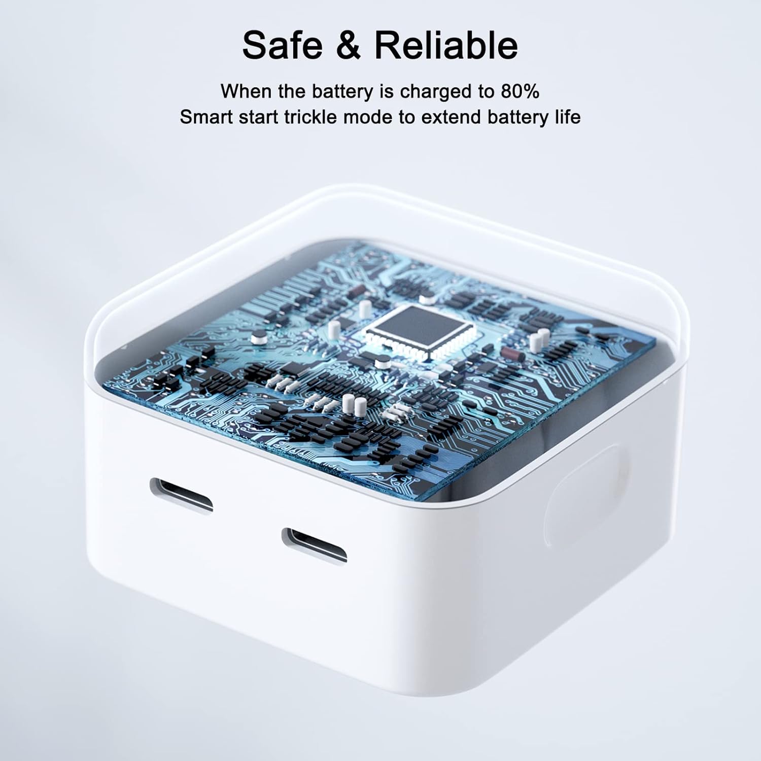 35W Dual USB-C PD Fast Charger | Foldable Compact Wall Adapter for iPhone 12/13/14, iPad, Samsung Galaxy, Huawei, Xiaomi & More – Portable Travel Charger
