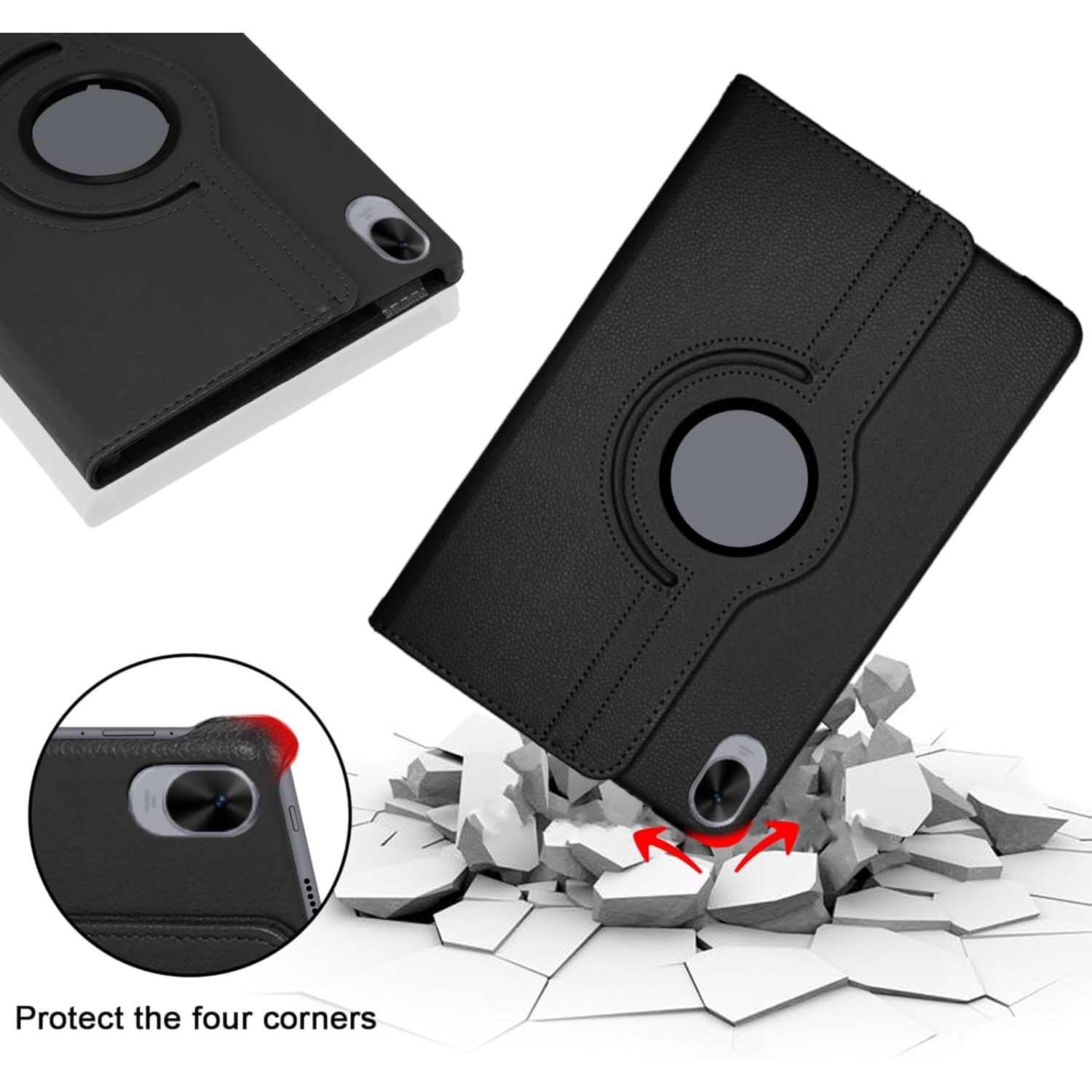 360° Rotating Leather Case for Huawei MatePad Air 11.5" – [Multi-Colour] Stand Cover with Auto Wake/Sleep & Multi-Angle Viewing Protection