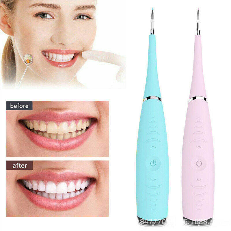 Electric Dental Calculus Remover – Sonic Tooth Tartar & Plaque Removal Kit, Safe Stain Cleaner for Adults & Kids – Multi-Speed Oral Care Tool