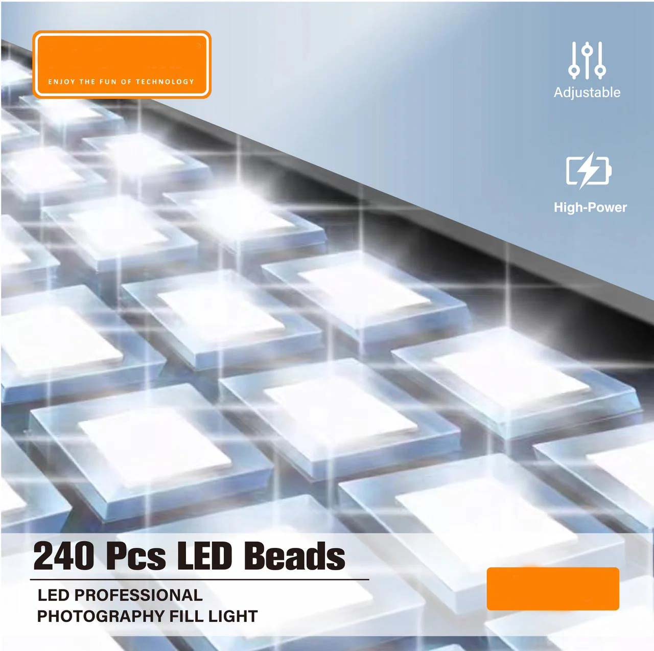 Live-E11 10W Bi-Color LED Video Light | USB-Powered Camera Panel Fill Light for Photography, TikTok, Vlogging, Streaming & Professional Video Recording