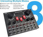 V8S Live Streaming Sound Adapter – High-Quality Audio Interface for Phones and Lap Microphones