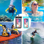 Waterproof Phone Pouch | IPX8 Waterproof Cell Phone Case | Universal Dry Bag for All Mobile Phones | Essential for Beach, Water Sports, & Outdoor Activities