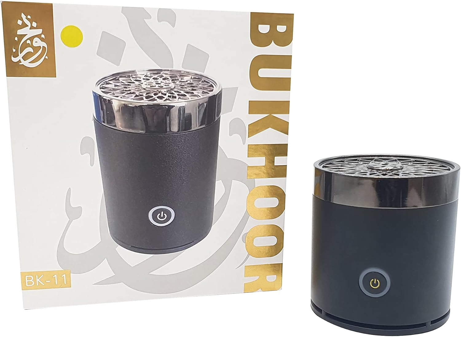 Electric Mini Bakhoor Burner | Portable USB Rechargeable Aroma Diffuser for Car | Compact Incense Burner for On-the-Go Scent | Easy-Maintain Traditional Luxury Aroma