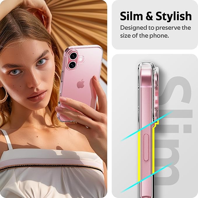 Ultra Slim Flexible TPU Phone Case – Scratch-Resistant Silicone Cover for iPhone 16 Series (16, 16 Plus, 16 Pro, 16 Pro Max) with Free Screen Protector