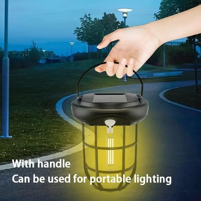 Portable Hanging Solar Light | Waterproof Outdoor Induction Lamp for Camping, Gardens, and Patios