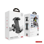Universal Bike Mobile Stand (ET-EH289) | Adjustable Smartphone Holder for Bicycles, Motorcycles, & Two-Wheelers | One-Hand Use & Multi-Angle Adjustment