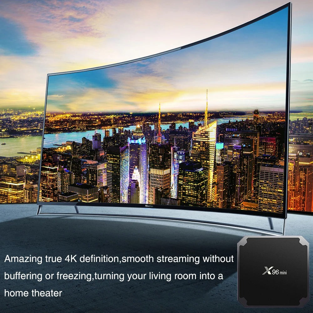 X96 Mini Smart TV Box | Android Set-Top Box with G WiFi, 3D Video, and 4K Ultra HD Media Playback