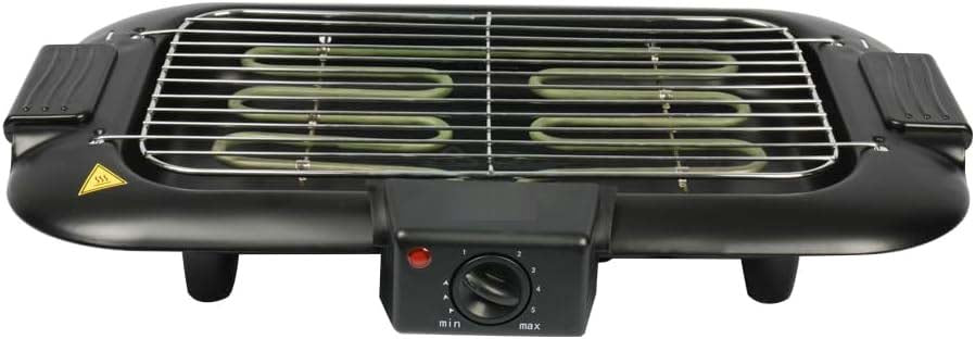 Smokeless Indoor/Outdoor Electric Grill | Adjustable Portable Tabletop Grill for Year-Round BBQ