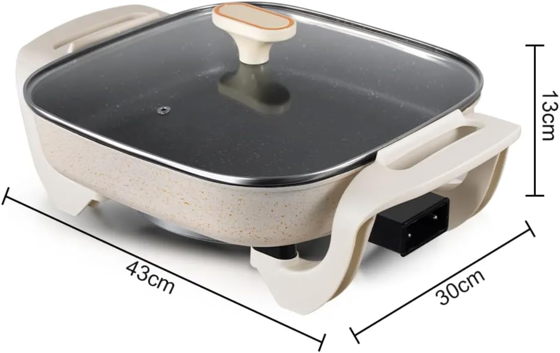 5L Nonstick Electric Hot Pot | Multi-Cooker for Stews, Stir-Fries & More