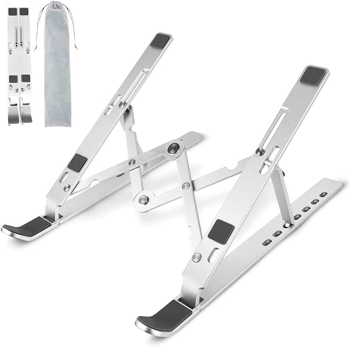 Creative Folding Laptop Stand | Adjustable & Portable Bracket for Enhanced Ergonomics