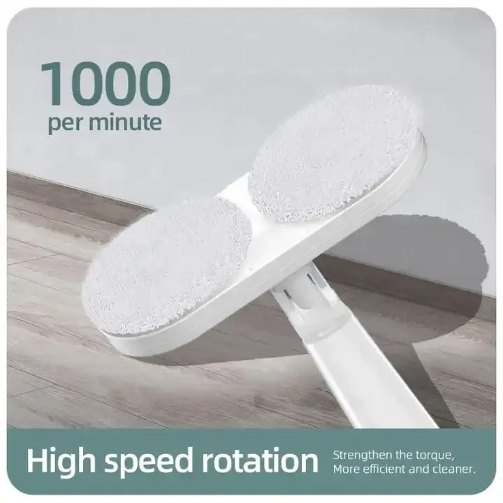 Rechargeable 360° Spin Steam Electric Mop | Built-In Water Tank | Cordless Cleaning for All Floor Types | Sanitizes & Cleans Effortlessly