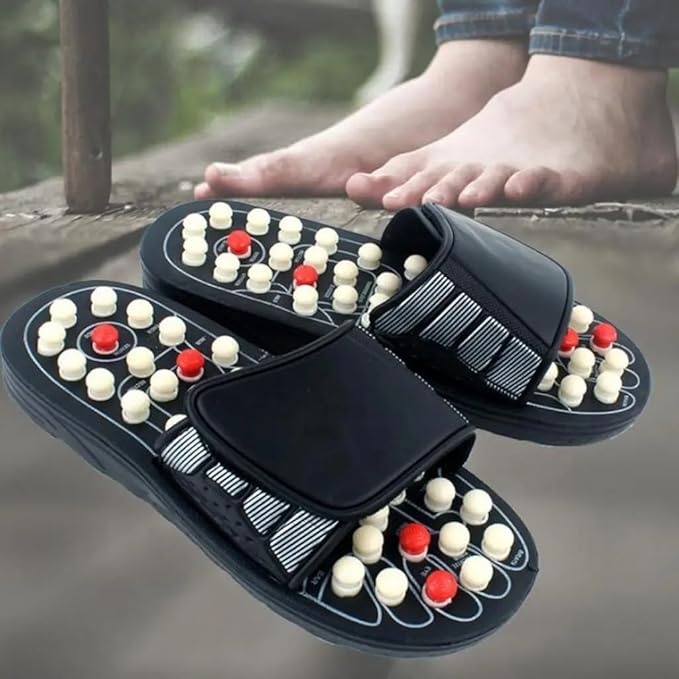 Acupressure Relaxation Foot Massage Slippers | Daily Reflexology for Improved Wellness