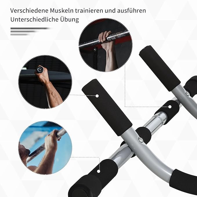 Multifunctional Door Pull-Up Bar | Sturdy Steel Training Bar for Home Fitness