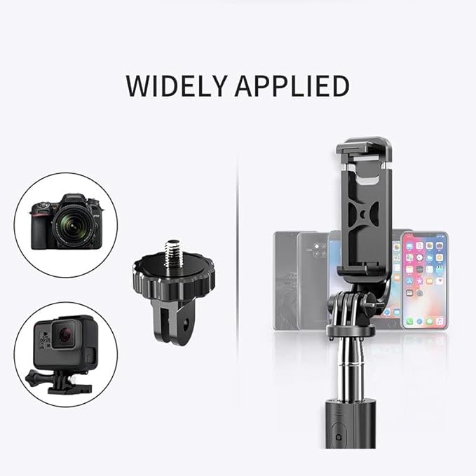 Bluetooth Selfie Stick Tripod D-10 | 360° Rotating Mini Live Broadcast Tripod | Stable Support for Live Streams, Virtual Meetings & Video Calls